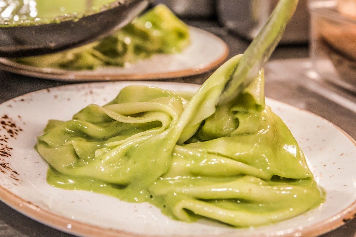 Handmade Italian dish at The Factory Kitchen in LA's Arts District