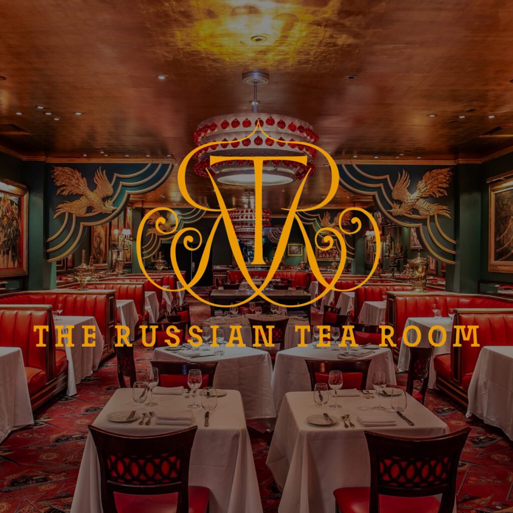 Russian Tea Room Logo and dining room website Russian Tea Room Logo and dining room website