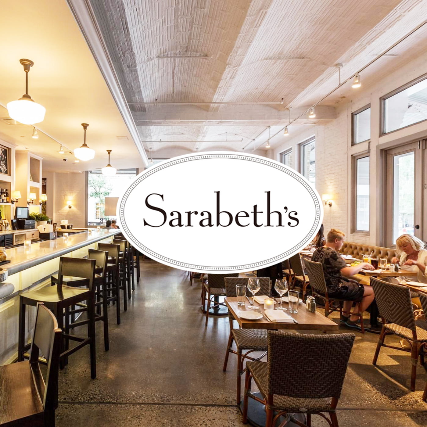 Sarabeth's Restaurant Logo and dining room - restaurant website design Sarabeth's Restaurant Logo and dining room - restaurant website design